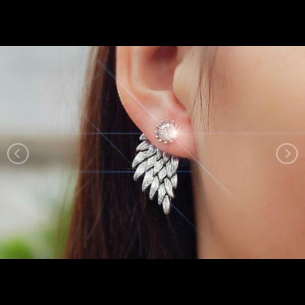 Angel Wings Earrings Feather Wings